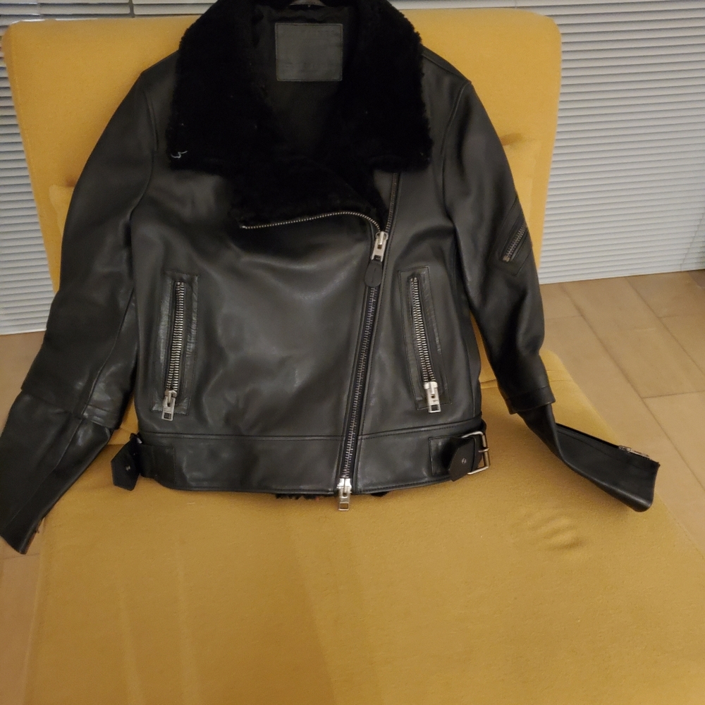 Leather Jacket Allsaints limited edition